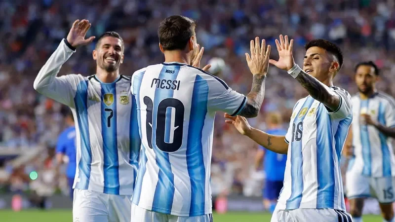 Argentina thắng dễ dàng trước Jordan