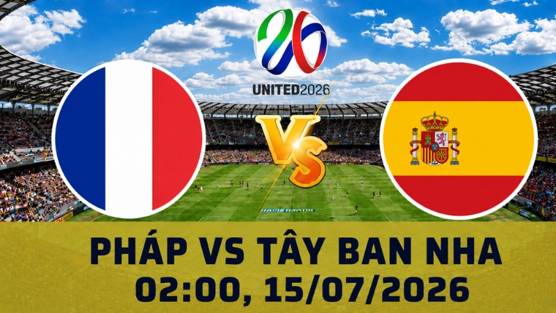 Soi Kèo Pháp Vs Tây Ban Nha, 02h00 Ngày 15/07 – World Cup 2026