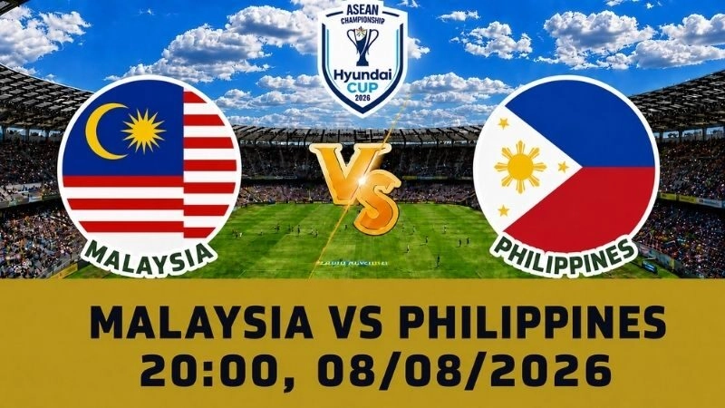 Soi Kèo Malaysia Vs Philippines, 20h00 Ngày 08/08 – AFF Cup 2026